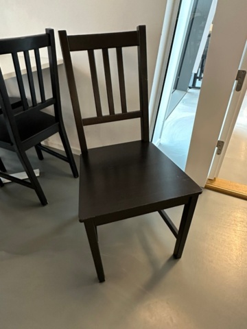 956553-5 25 chairs Ikea Stefan black