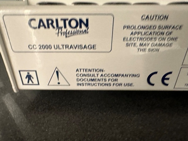 956586-3 Microcurrent instrument Carlton CC 2000 Ultra Visage