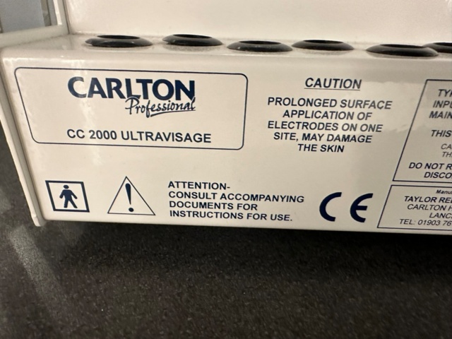 956586-4 Microcurrent instrument Carlton CC 2000 Ultra Visage