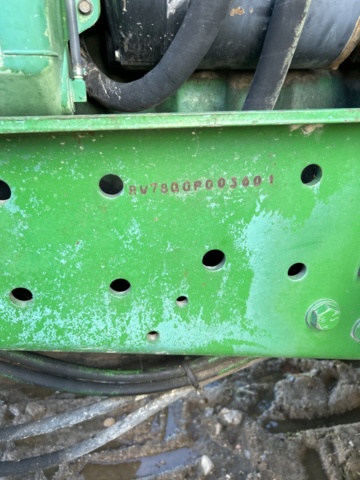 1237513-25 Tractor John Deere 7800 4WD -2000 (10786 hours)