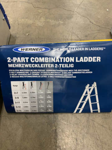 1253963-6 Tvådelad kombistege 6M 2x12 Werner