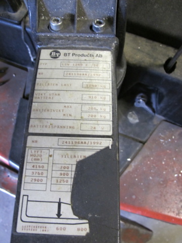 1221966-4 Standing stacker BT