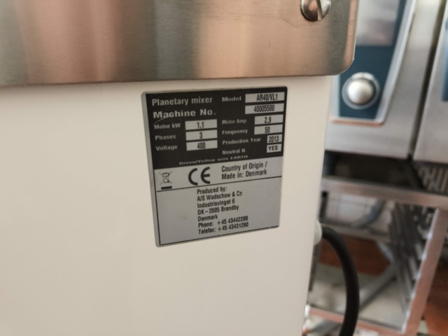 1236913-13 Dough mixer Bear Varimixer AR40/VL1 -2013