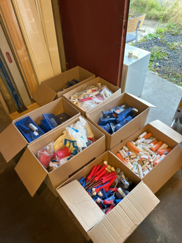 1248967-1 Stort parti med måleritillbehör