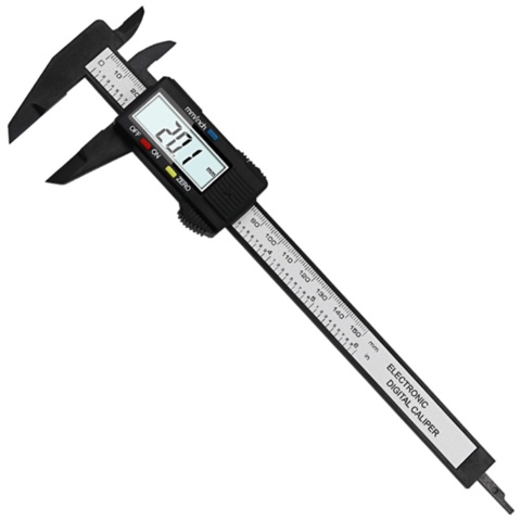 1257140-2 8 st digitala skjutmått, micrometer, 150mm - Frakt ingår