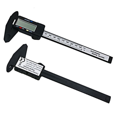 1257140-4 8 st digitala skjutmått, micrometer, 150mm - Frakt ingår