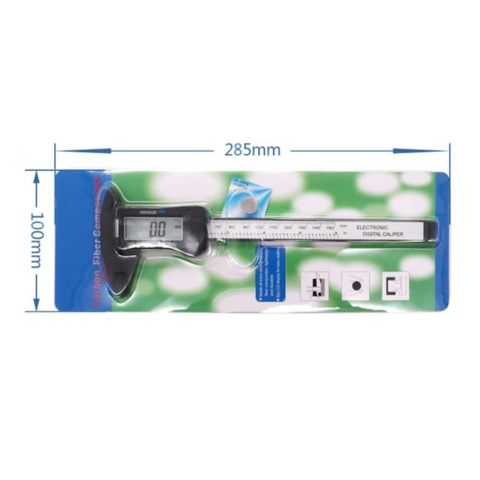 1257140-6 8 st digitala skjutmått, micrometer, 150mm - Frakt ingår