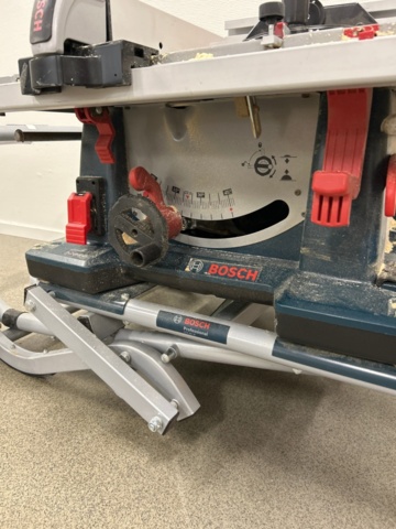 1225026-2 Table saw Bosch GTS 10XC with stand GTA 60