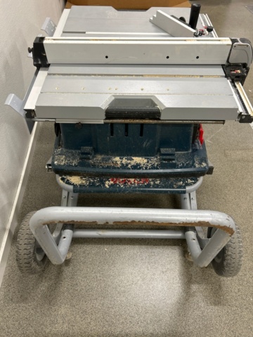 1225026-6 Table saw Bosch GTS 10XC with stand GTA 60