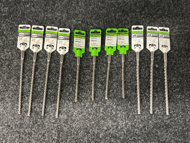 1254496-1 Assortment of Hammer Drill Luna SDS plus, 6.5 - 8mm