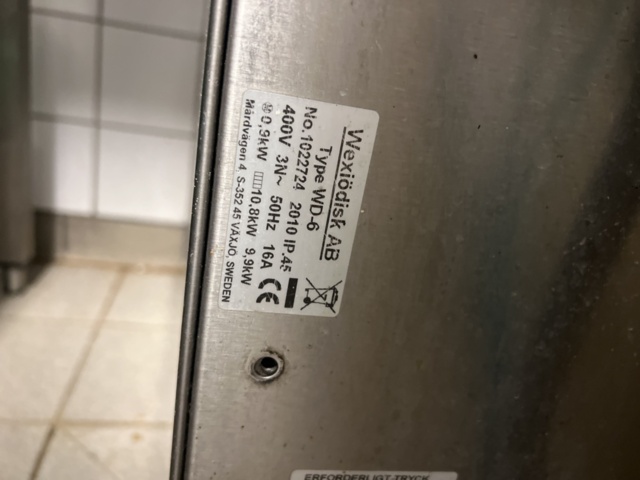 1244567-8 Dish station with dishwasher - Weixödisk WD6