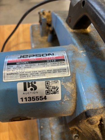 1135554-6 Jepson Dry cutter 9312 12"