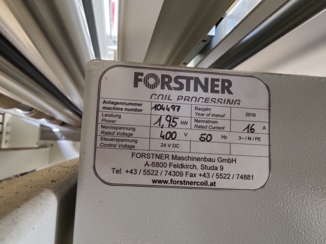 1254059-16 Klippsträcka Forstner RM-3 1250 70PUO-HOV