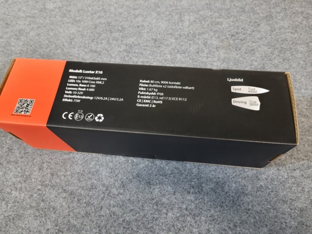 1246642-3 LUXTAR® Ledramp X10 E-godkänd 100W <31cm>