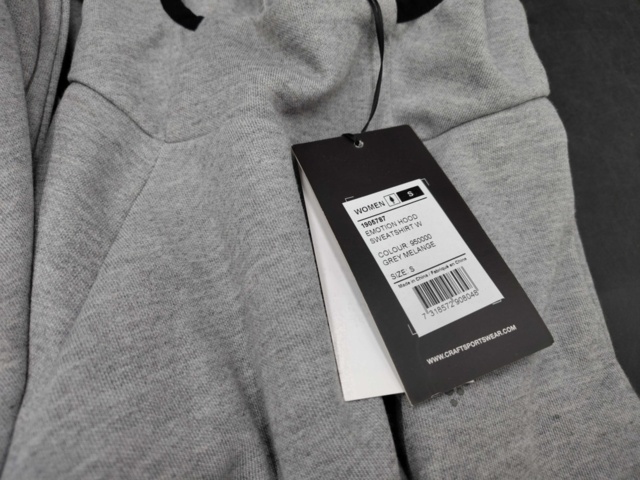 1257450-3 2 pcs Craft Emotion Hood Sweatshirt ladies, size Small- Shipping included