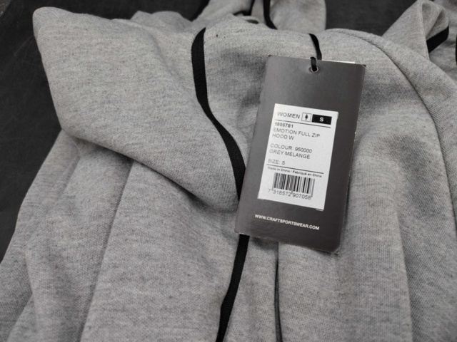 1257450-4 2 pcs Craft Emotion Hood Sweatshirt ladies, size Small- Shipping included