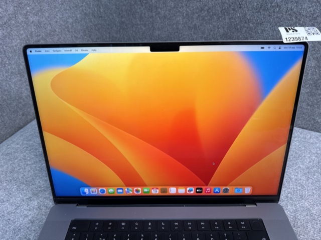 1239874-2 Apple MacBook Pro 16-tum (2023) med Apple M2 Pro, 32 GB RAM, 512 GB SSD