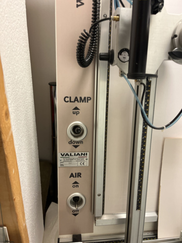 1194385-3 Valiani Mat Pro - i 150 Screening machine paintings etc incl compressor