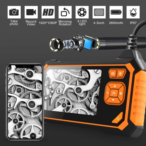 1258074-2 Inspektionskamera för industriellt bruk