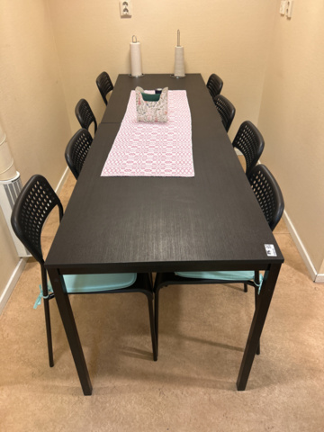 1235115-1 Ikea lunchbord med stolar