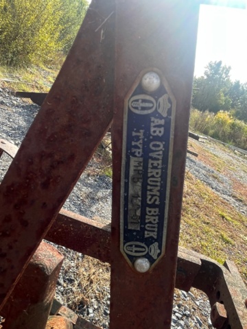 1258320-4 Towed plough, Överum