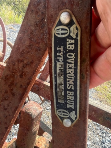 1258320-5 Towed plough, Överum