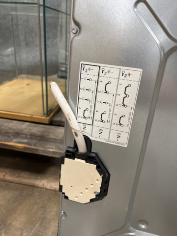 1258571-29 Disassembled kitchen with appliances