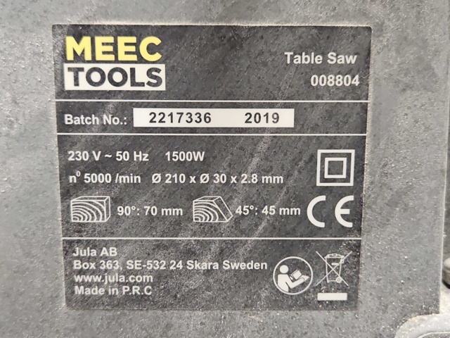 1224617-4 Table saw, fan heater, circular saw, pressure washer and more