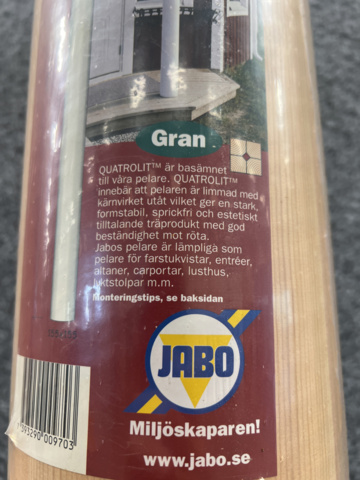 1258775-2 4 pillars cylindrical 155x2500, Jabo B15