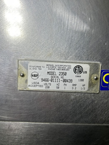 1225495-6 Skärmaskin - Berkel 2350