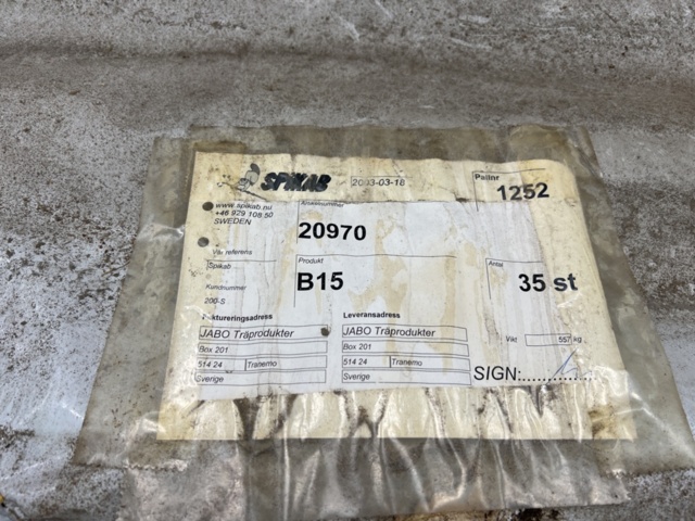 1258589-4 35 st pelare cylindrisk 155x2500, Jabo B15