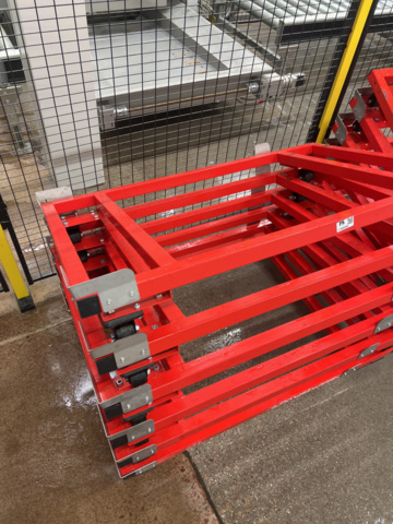 1259240-1 Pallvagn med pallstyrning  Kongamek 6 st