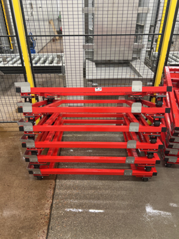1259240-2 Pallvagn med pallstyrning  Kongamek 6 st