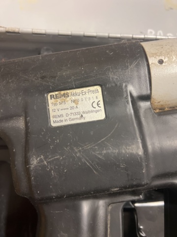 1244854-4 Pipe expander - REMS Akku-Ex-Press