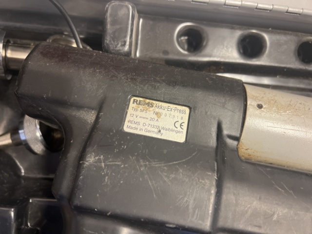 1244854-9 Pipe expander - REMS Akku-Ex-Press