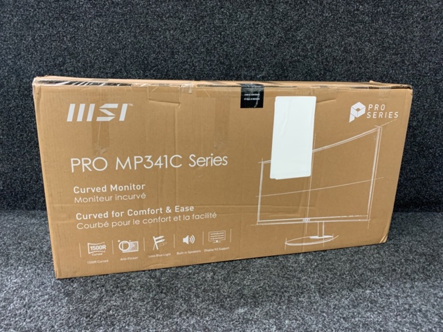 1093944-2 34" Curved gaming monitor MSI PRO MP341CQ