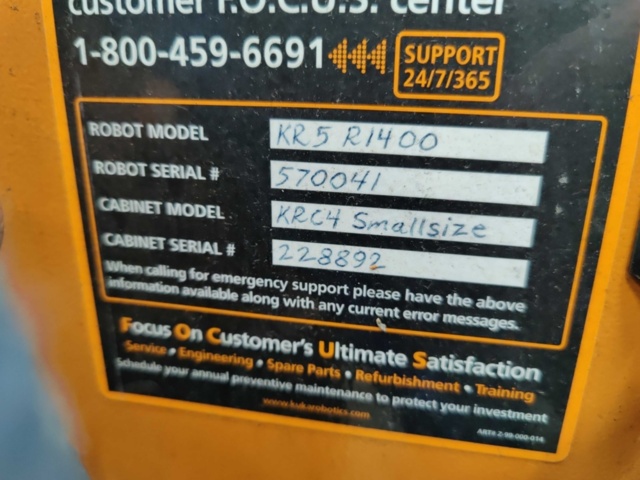 1259217-19 Welding robot Kuka KR5 R1400