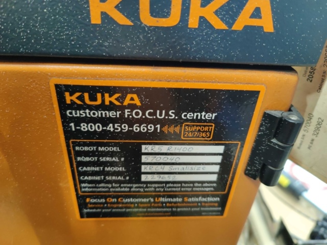 1259218-17 Welding robot Kuka KR5 R1400