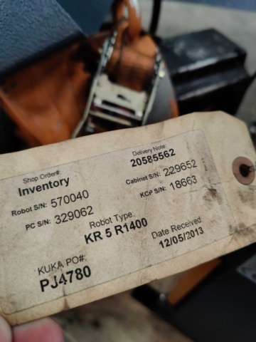 1259218-22 Welding robot Kuka KR5 R1400
