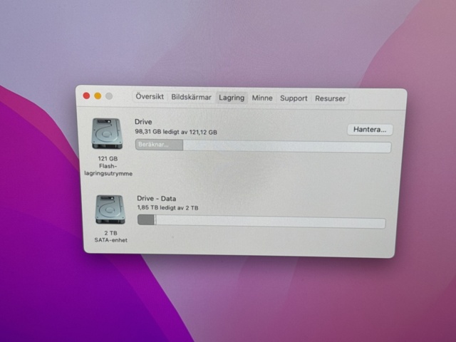 1239895-8 iMac 27" Retina 5K (2015), 4.0 GHz i7, 32 GB RAM, 121 GB Flash + 2 TB SATA