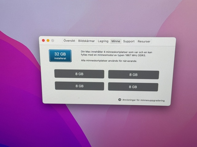 1239895-9 iMac 27" Retina 5K (2015), 4.0 GHz i7, 32 GB RAM, 121 GB Flash + 2 TB SATA