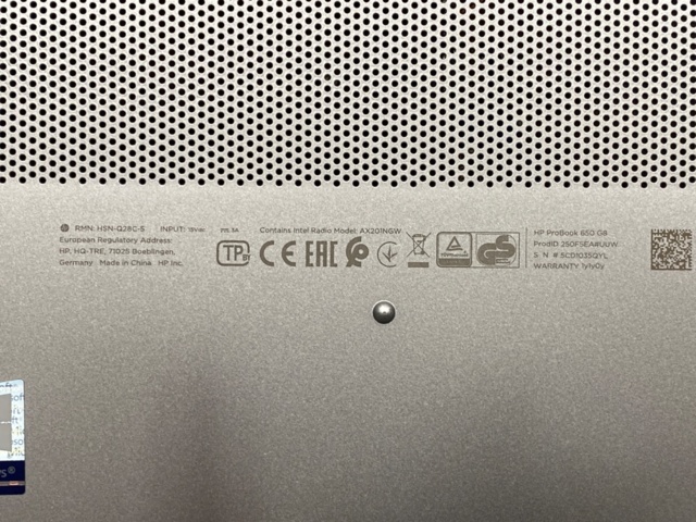 1224490-3 HP ProBook 650 G8