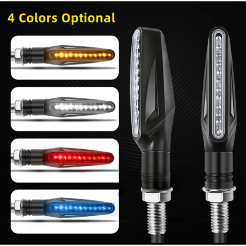 1259624-1 2 st Universella LED-blinkers för motorcykel och moped - Fri frakt