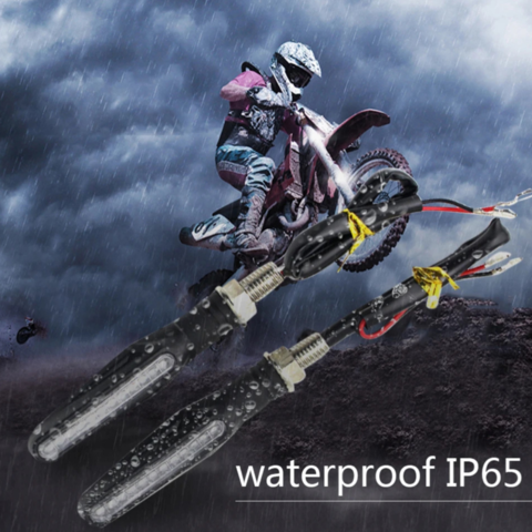 1259624-2 2 st Universella LED-blinkers för motorcykel och moped - Fri frakt