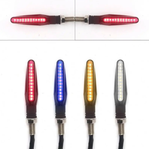 1259624-3 2 st Universella LED-blinkers för motorcykel och moped - Fri frakt