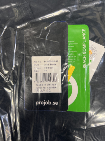 1259761-3 Shorts Projob 2505, Size 46