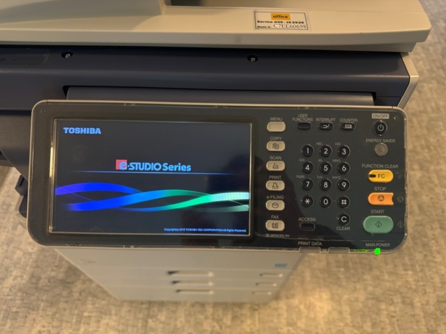 1260005-5 Toshiba e-studio 3555 cse printer / copier / scanner