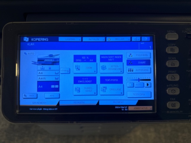 1260005-6 Toshiba e-studio 3555 cse printer / copier / scanner