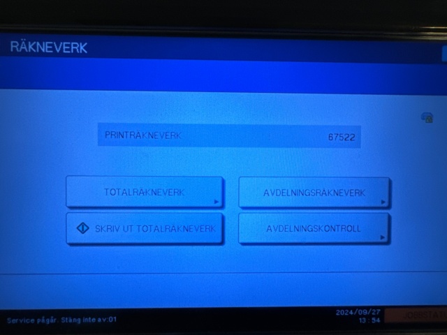 1260005-7 Toshiba e-studio 3555 cse printer / copier / scanner