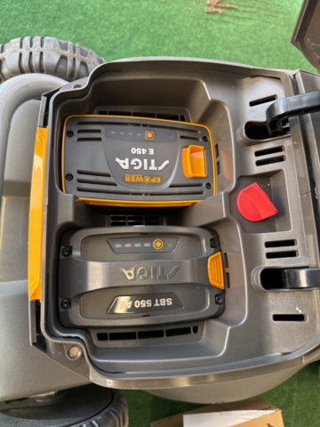 1239911-7 Stiga Multiclip Pro 950 SX AE Battery Powered Lawnmower with Multiclip function